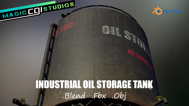 industrial large oil storage tank