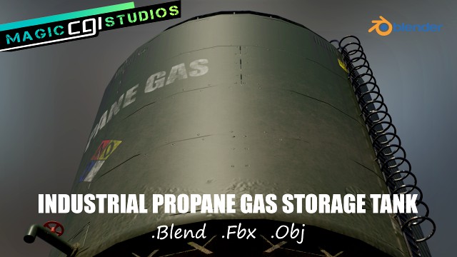 industrial large propane gas storage tank