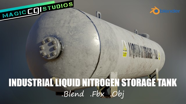industrial liquid nitrogen storage tank
