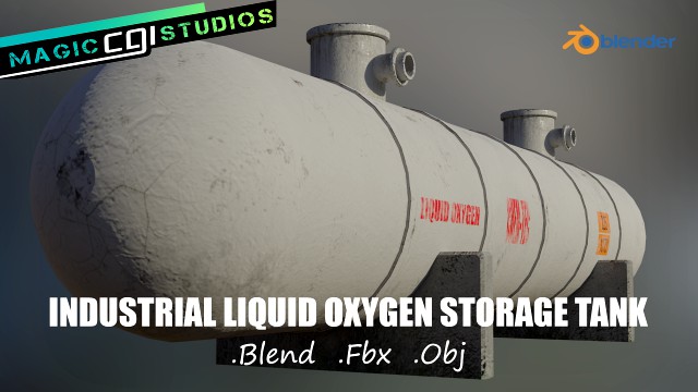 industrial liquid oxygen storage tank
