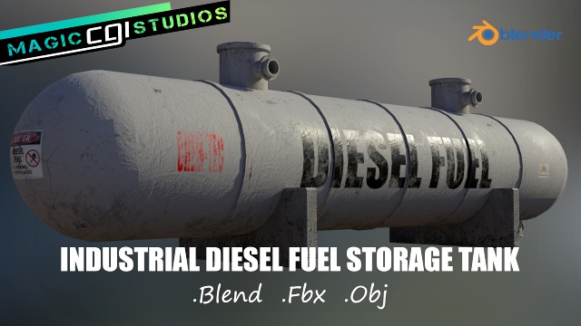 industrial diesel storage tank