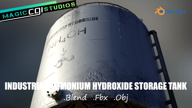 industrial large ammonium hydroxide storage tank