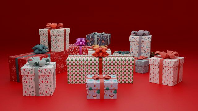 gift boxes christmas