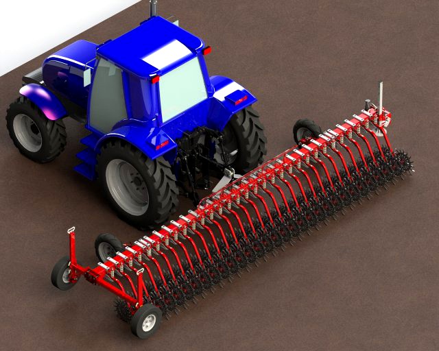 hinged rotary harrow - full documentation