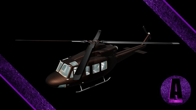 helicopter helicopter bell uh-1