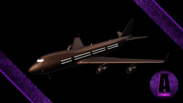 airplane boeing 747