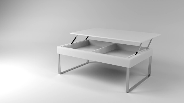 table with a pull-out table top