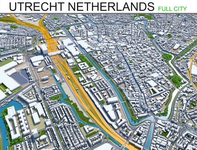 utrecht city netherlands 50km