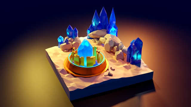 desert of crystals