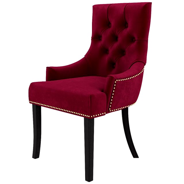 hella gron velour stol med sorte ben