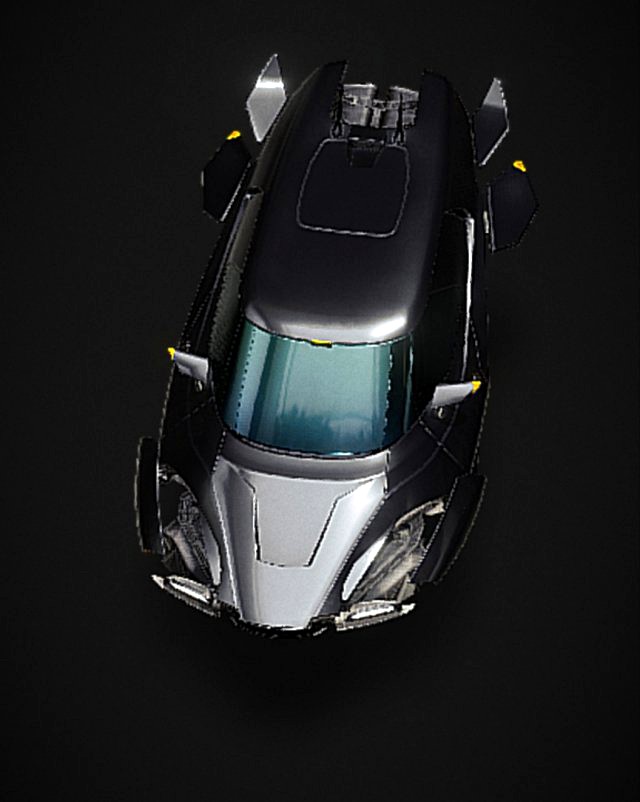 futuristic car
