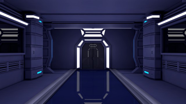 sci fi corridor