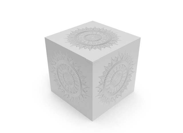 mandala patterned box