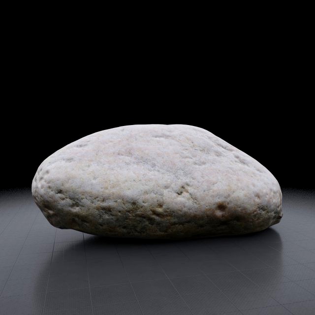 rock - photoscanned pbr textures - low and high poly