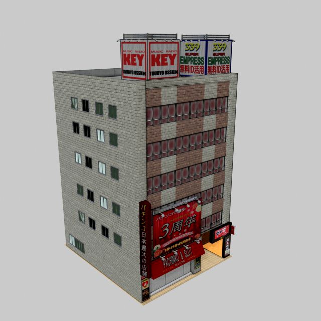 japanese commercial building 0002