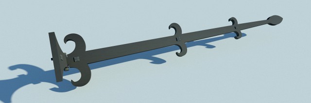 medieval door hinge