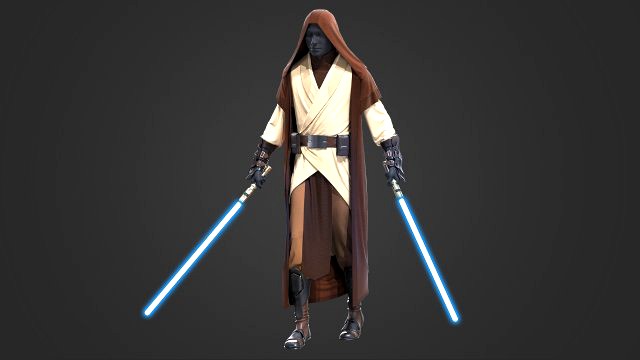 fantastic jedi costume sci fi