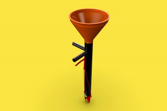 manual hand planter and fertilizer for corn vegetable seeder