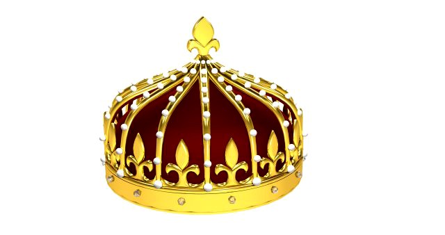 3d royal crown