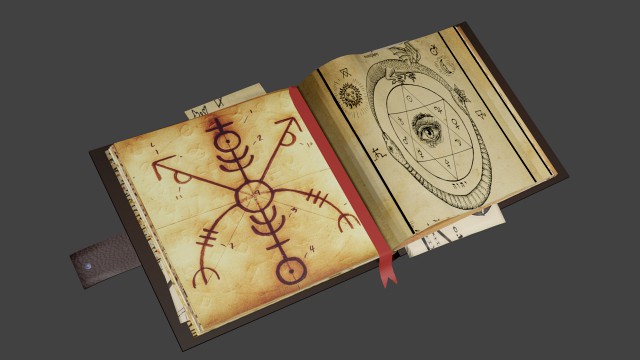 the magic book for games or your illustrations