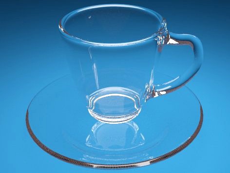 vray glass cup
