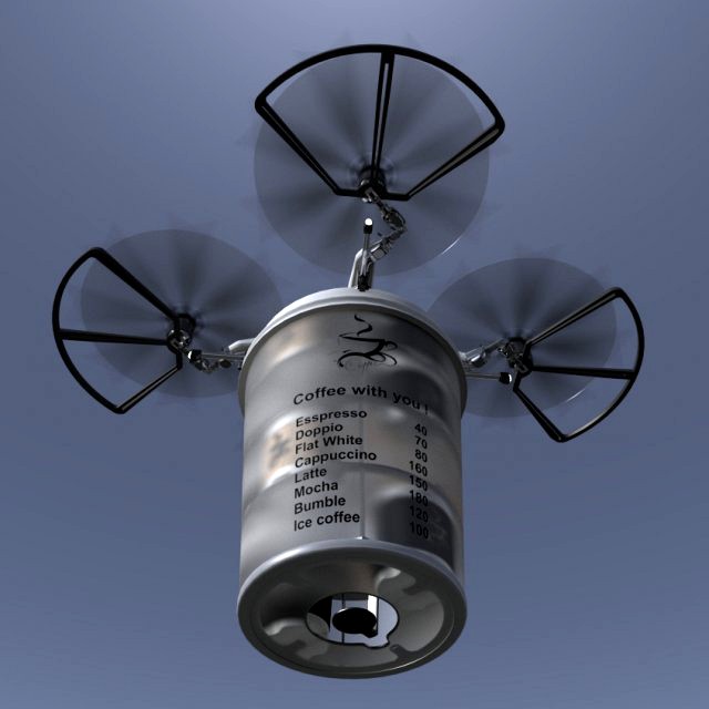 copter - coffee deliverer