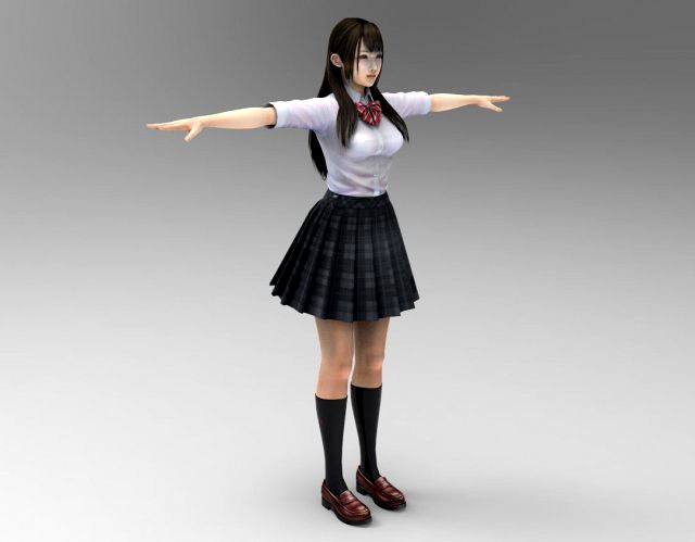 japanese high school girl