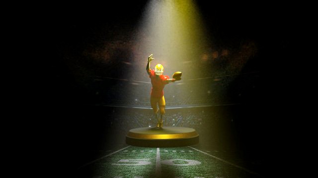 american football trophy