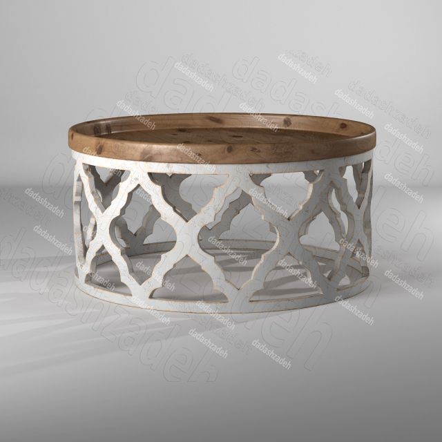 maine fir wood coffee table