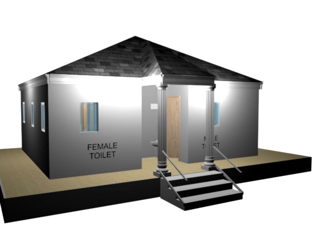 male and female toilet