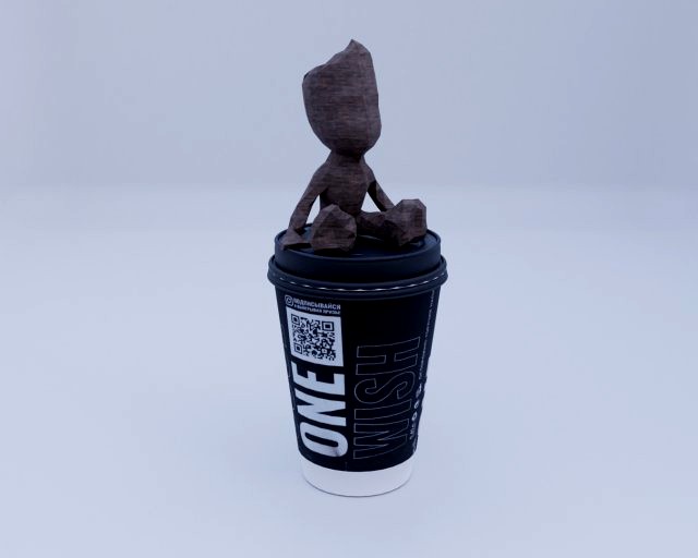 groot low poly