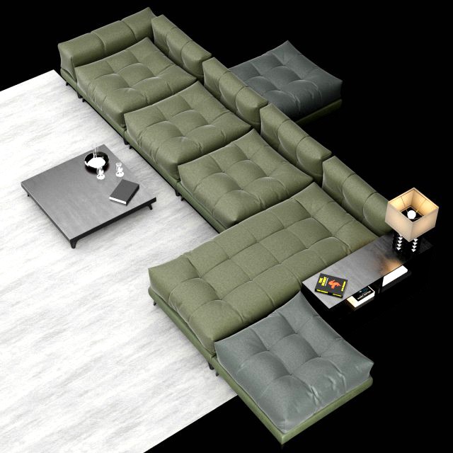 big modern sofa