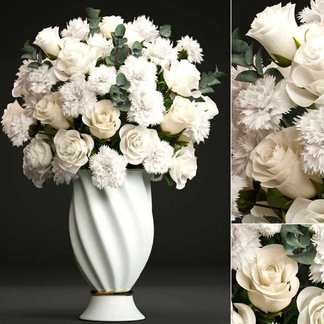 bouquet of white flowers