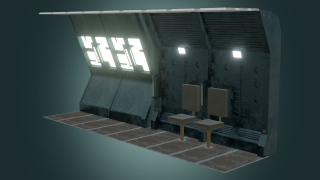 sci-fi interior modules