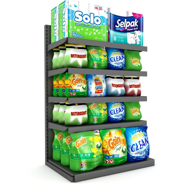 cleaning product market stand 08