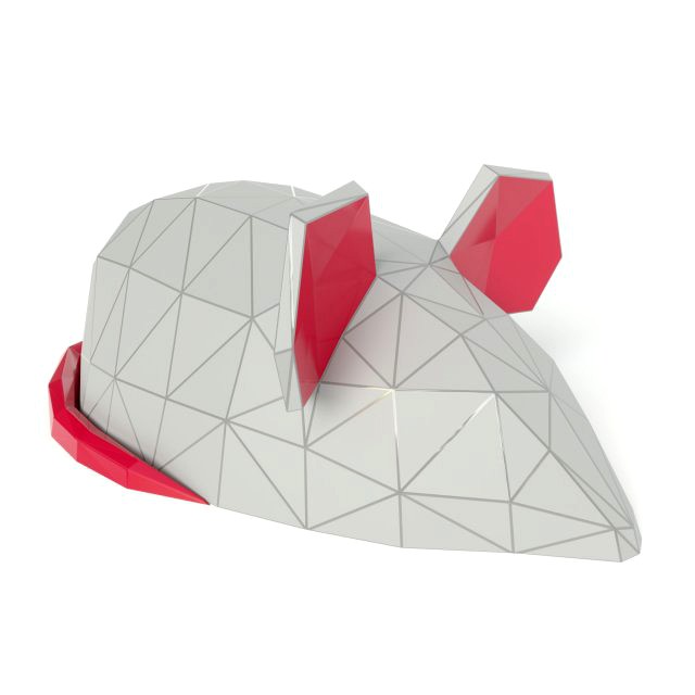 mouse polygonal