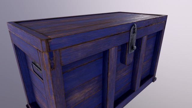 old wooden chest