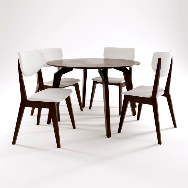oscar round dining table and chairs