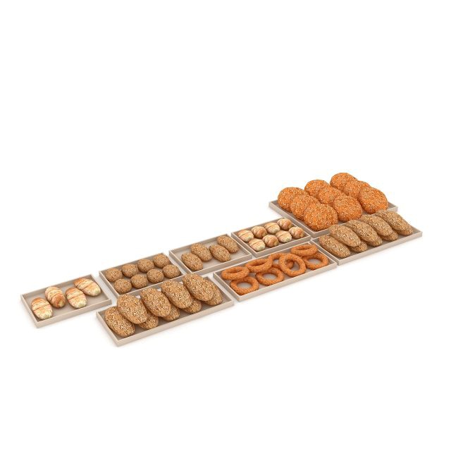 3d bread types 3d