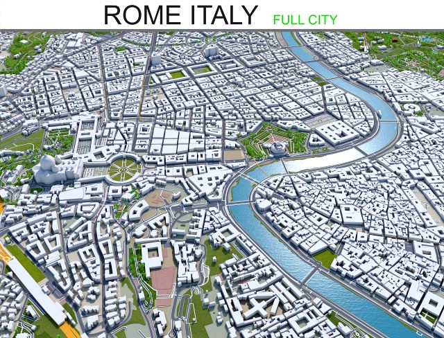 rome city italy 70km