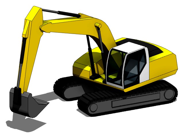 Excavator - Revit Family