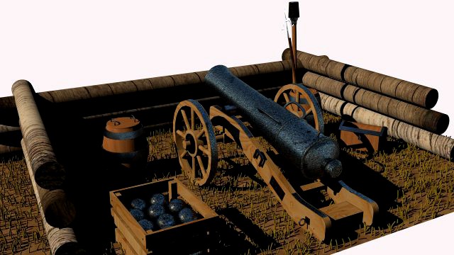 12-pounder field cannon