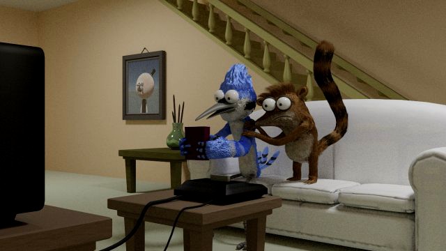 rigby and mordecai from regular show