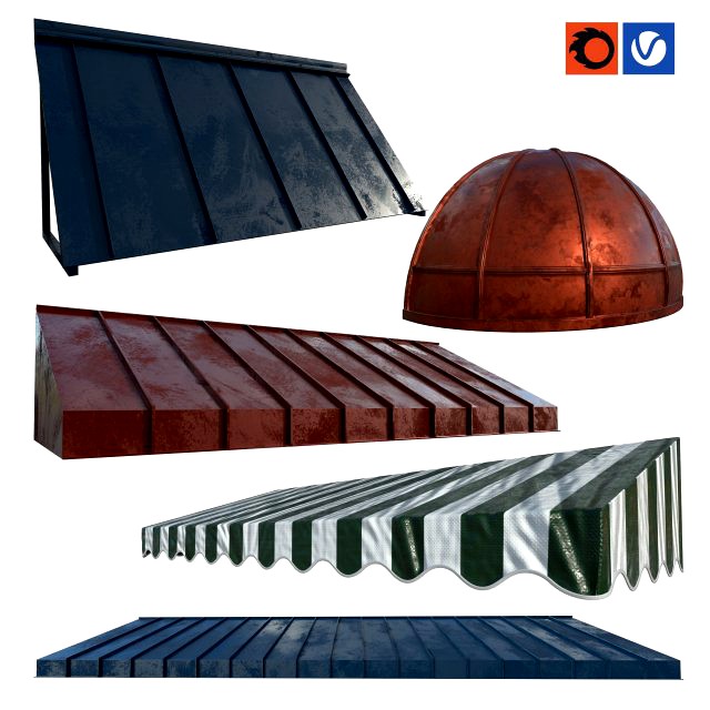 awning kitbash collection
