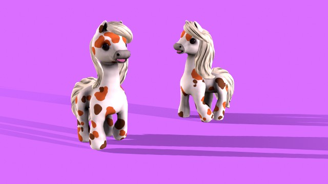 pony with animation