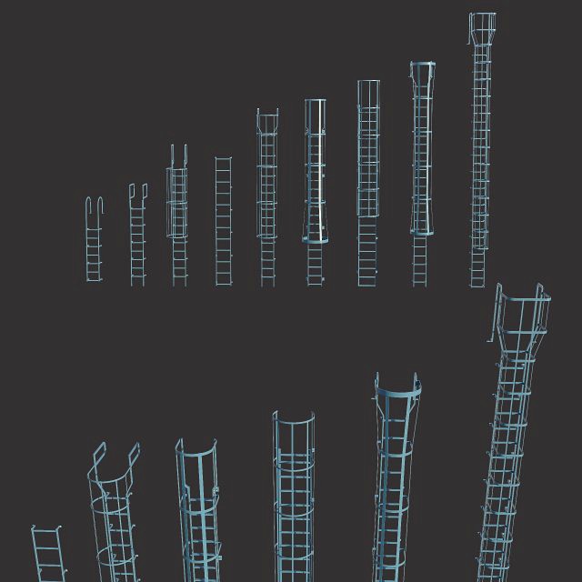 ladders metal model pack