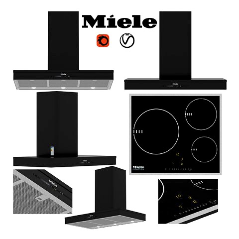 Miele black appliances