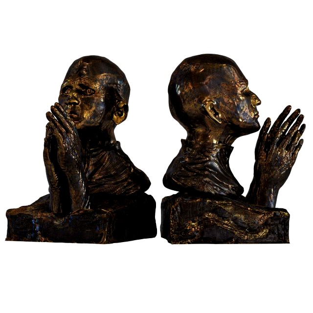 sculpture praying