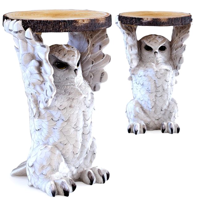 side table animal owl