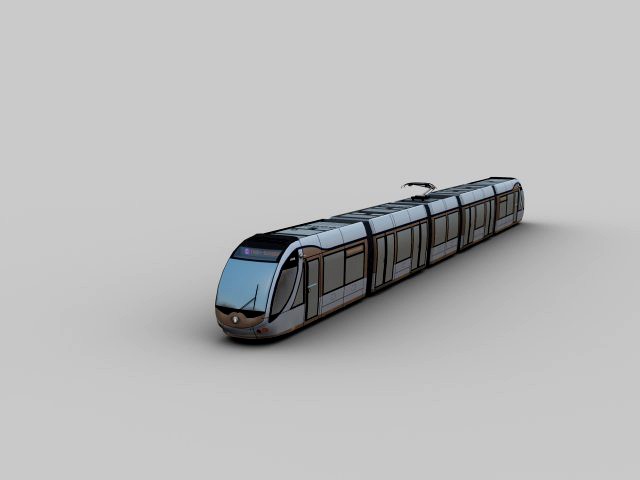lowpoly tram 10